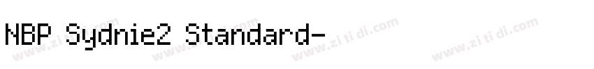 NBP Sydnie2 Standard字体转换